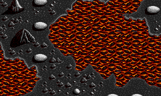 Lethal Xcess - Map of Level 4 - Vulcanic Plateaus