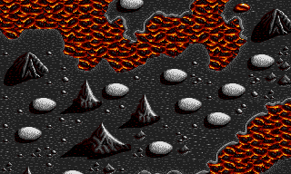 Lethal Xcess - Map of Level 4 - Vulcanic Plateaus