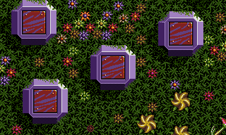 Lethal Xcess - Map of Level 3 - The evil Garden