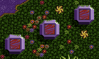 Lethal Xcess - Map of Level 3 - The evil Garden