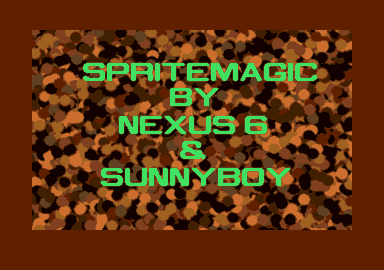 The Titlescreen of SpriteMagic